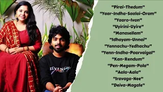 GV Prakash and Saindhavi Melody Hits | Love Songs Jukebox | Tamil Songs - Tamil Music Castle