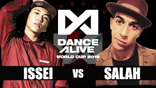 ISSEI(Japan) vs SALAH(France)　FINAL / DANCE ALIVE WORLD CUP 2018