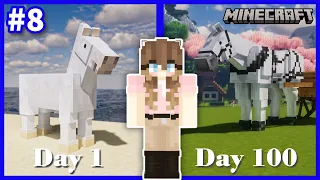 100 Days in Minecraft LIVE | Horse Edition #8