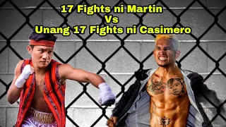 CARL JAMMES MARTIN VS JOHNRIEL CASIMERO | 17 FIGHTS COMPARISION