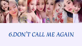 TWICE  Don't call me again 【カナルビ/日本語訳】