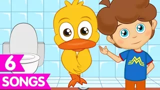 Potty Training Song Compilation - Happy Baby Songs Nursery Rhymes