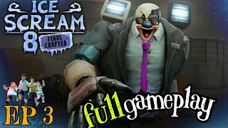 EP 3❄️ ICE SCREAM 8 FINAL CHAPTER FULL GAME PLAY ❓ #wrongplaygaming #gameplay #icescream8