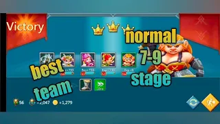 Normal Hero stage 7-9 in lords mobile-completed with 3 Star