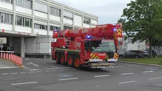 [Bonns neuer 70 Tonnen Kran] Rüsteinheit-Schiene der Berufsfeuerwehr Bonn Wache 1