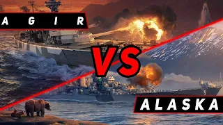 КРЕЙСЕР AGIR VS ALASKA! ЧТО ОКАЖЕТСЯ СИЛЬНЕЕ?! STREAM МИР КОРАБЛЕЙ/WORLD OF WARSHIPS