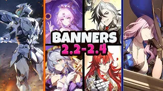 NEW UPDATE! Character Banner Roadmap for 2.2-2.4 along with reruns - Honkai: Star Rail