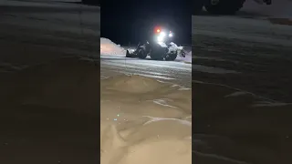 Snow removal by tractor  #shorts_