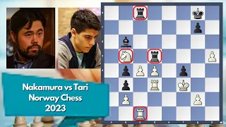 Norway Chess || Hikaru Nakamura vs Aryan Tari || 2023