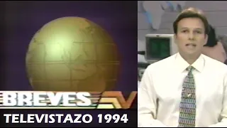 BREVES DE TELEVISTAZO 1994 (COMPILACIÓN) - ECUAVISA - NOTICIERO - Televisión ecuatoriana antigua