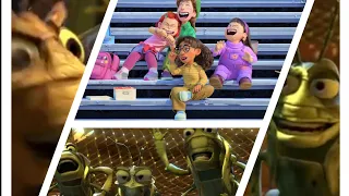 A Bug's Life (1998) and Turning Red (2022) Grasshoppers and Mei Lee and Her Besties Laugh