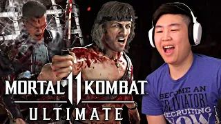 Mortal Kombat 11 Ultimate - Rambo vs. Terminator!! [REACTION]