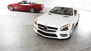 2013 Mercedes-Benz SL 550 vs. 2012 BMW 650i | Track Tested | Edmunds.com