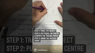 Transformation - Rotation with tracing Paper