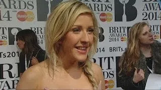 Brit Awards 2014: Ellie Goulding interview before winning British female solo artist award