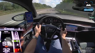 800HP AUDI RS6 C8 ABT on AUTOBAHN NO SPEED LIMIT by AutoTopNL 720p