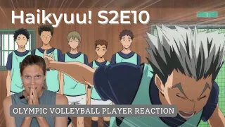 Olympic Volleyball Player Reacts to Haikyuu!! S2E10: "Cogs'"