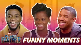 Black Panther Cast - Best Funniest Moments (Try Not To Laugh)