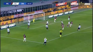 Zlatan Ibrahimovic second goal vs Crotone | AC Milan vs Crotone | 2-0 |