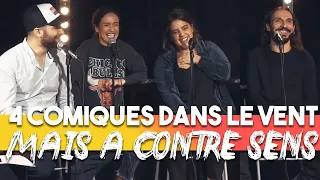 Ep 10 - Amelle Chahbi, Inès Reg, Dédo, Seb Mellia - Podcast 4 Comiques dans le vent