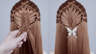 Ponytail Hairstyle For Long Hair | Trendy Hairstyle For long hair