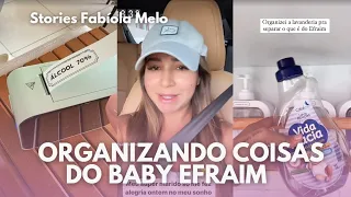 COMPRINHAS DE MÁQUINA E OBJETOS PARA ORGANIZAR ITENS DO BABY EFRAIM 🤍/Stories Fabíola Melo