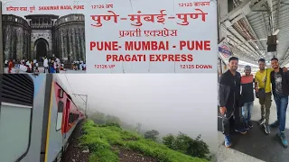 Journey In 12126 Pragati Superfast Express Via Panvel & Meet Satya Bhai & Sandeep Bhai .. (BhorGhat)