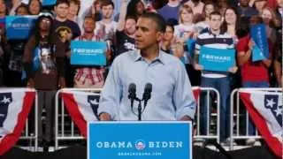 President Obama at the first 2012 rally in Columbus, Ohio: National Security and Values