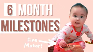 6 MONTH DEVELOPMENTAL MILESTONES | What Your Six Month Old Baby Should Be Able To Do + Activities!