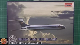 Roden 1/144th Vickers Super VC10 review