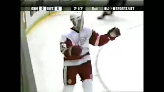 Igor Larionov simple but genius pass to Kris Draper vs Flames (2001)