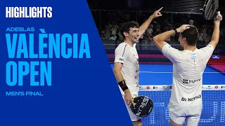 Men's Final Highlights (Stupa/Di Nenno vs Galán/Sanz) Adeslas València Open 2023 | World Padel Tour