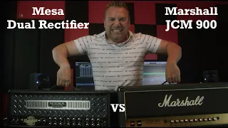 Mesa Dual Rectifier VS Marshall JCM 900 |High Gain Amp Head Shoot-Out!