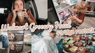 Walmart Grocery Haul + Fridge Restock | Get It All Done | Kids Evercool+ Cooling Comforter