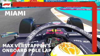 F1 2024 Miami Grand Prix Max Verstappen's Onboard Pole Lap In Assetto Corsa PC