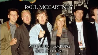 Paul McCartney - Live in Hamburg (October 3rd, 1989) - Best Source Merge