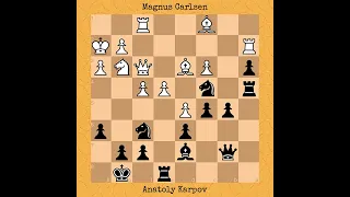 Magnus Carlsen vs Anatoly Karpov | World Blitz Championship, 2009 #chess