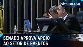 Senado aprova prorrogação de benefício ao setor de eventos | SBT Brasil (30/04/24)