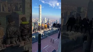 New York City 'Beam Experience' invites visitors to recreate iconic 'Lunch Atop a Skyscraper' photo