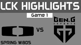 DK vs GEN Highlights Game 1 LCK Spring Season 2024 Dplus KIA vs Gen.G by Onivia