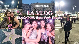 LA vlog 🎶💗 2023 | BLACKPINK BORN PINK WORLD TOUR ENCORE, hollywood, walk of fame, rodeo drive