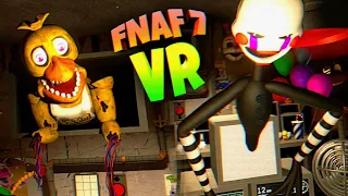 УПАЛ от СКРИМЕРОВ в FNAF 7 VR Ultimate Custon Night 🤕