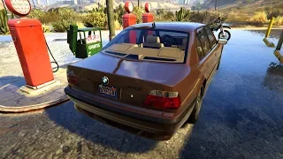 ✅Gta 5 Bmw 740i E38 Relax Driving [Steering Wheel + Shifter]