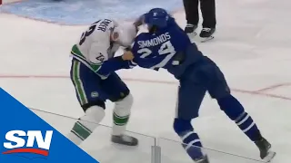 Alex Edler Answers The Bell And Fights Wayne Simmonds