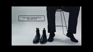 Pulling your boots on and off