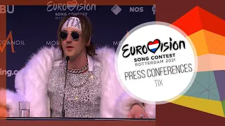 PRESS CONFERENCES ► TIX (Norway Eurovision 2021)