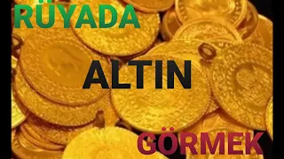 Rüyada Altın Görmek ve yorumu | Rüya Tabirleri