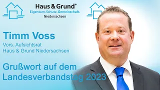 Haus und Grund Niedersachsen - Aufsichtsratsvorsitzender Timm Voss Rede zum neuen Heizungsgesetz