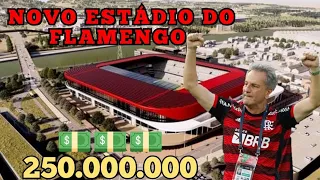 Construção do novo estádio do flamengo #flamengo #foryou #futebol #brasil