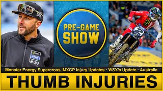 Eli Tomac, Cooper Webb Thumb Injuries • WSX Charge on • More